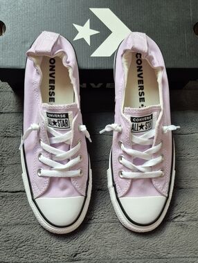 Converse Shoreline Slip-on Sneakers In Pale Amethyst, Size 8.5, New In Box!